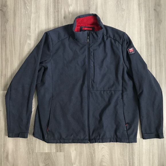 Chick-Fil-A Jacket Blue Zip Adult 2XL - Picture 1 of 11